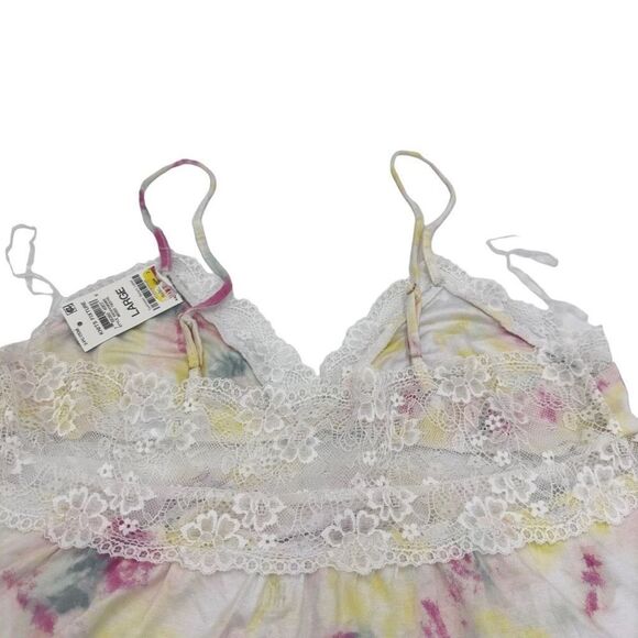 International Concepts Lace-Trim Cami & Shorts Pajama Set Women size L - Picture 7 of 7